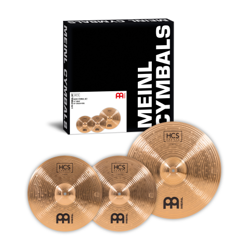 Meinl Cymbals HCSB1418 hcs bronze basic cymbal set 14″hihat, 18″crash-ride meinl