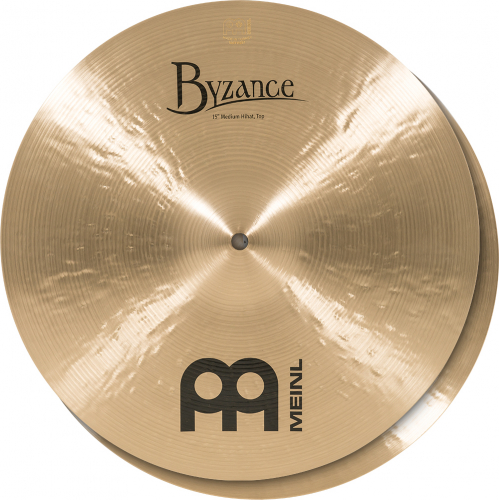 Meinl Cymbals B15MH cymbal 15″ hihat pair meinl byzance, medium hihat traditional