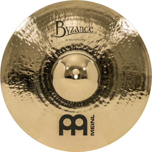 Meinl Cymbals B22HHR-B cymbal 22″ ride meinl byzance, heavy hammered ride brilliant