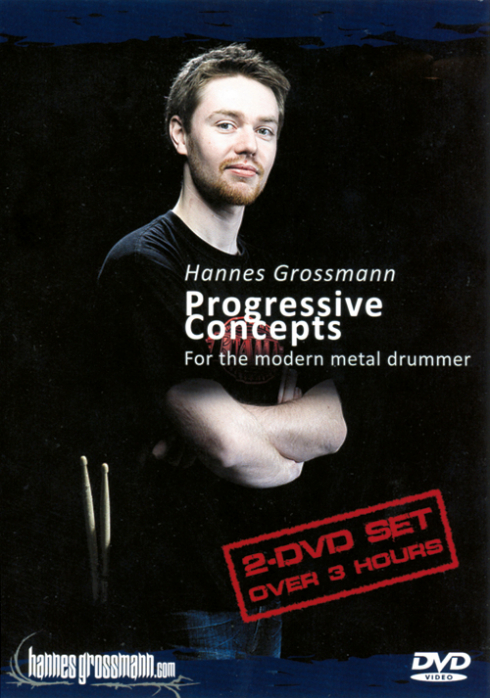 Meinl DVD21 hannes grossmann dvd progressive concepts for the modern metal drummer