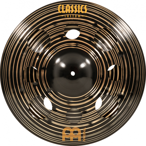 Meinl Cymbals CC-16DASTK cymbal 16″ stack meinl classics custom, trash stack dark