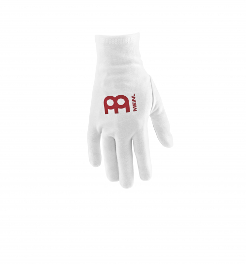 Meinl Cymbals MHS-WH gloves meinl white with meinl logo