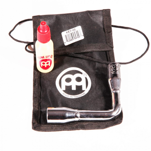 Meinl Percussion KEY-02 tuning key 13/14mm meinl chrome tone, l-shaped incl. bag