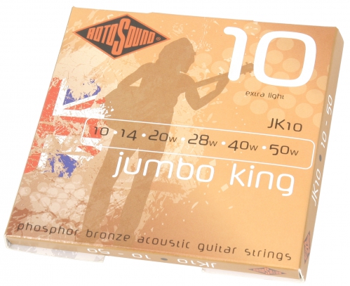 Rotosound JK-10 Jumbo King acoustic guitar strings10-50