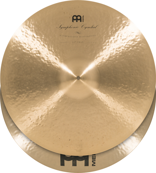 Meinl Cymbals SY-22T cymbal 22″ orch. pair meinl symphonic, thin traditional finish