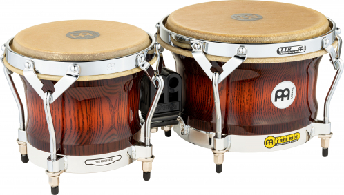 Meinl Percussion WB500AMB bongoset 7″+ 9″ meinl antique mahogany burst free ride, ttr drum hoop