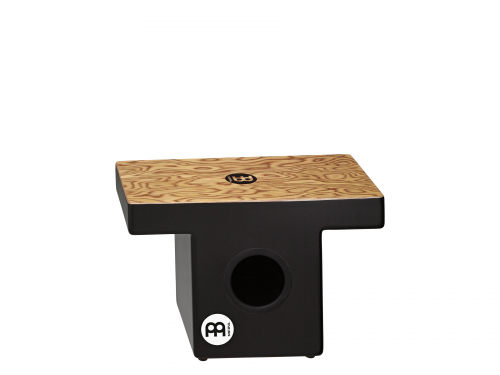 Meinl Percussion TOPCAJ1MB slap-top cajon meinl black makah burl hitting surface