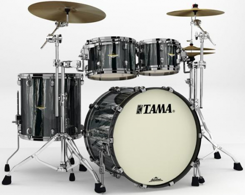 Tama MA42TZBNS-BCS shell kit 4-pcs. sc maple tama black clouds & silver linings 2216, 1007, 1208, 1616, bn-hw