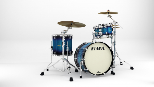 Tama MA30CMS-MEB shell kit 3-pcs. sc maple tama molten electric blue burst 2014, 1208, 1414, c-hw