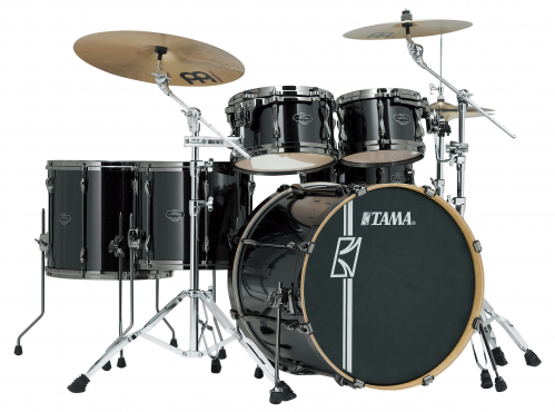 Tama MK52HLZBN-BCB drum set 5-pcs.superst. c.hyp. brushed charcoal black,+hb5w 2218,1065,1207,1412,1614,bn-hw