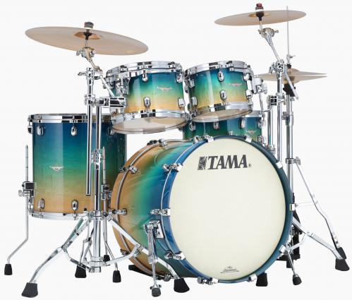 Tama ME42TZS-GFCB shell kit 4-pcs. sc map.exotic figured caribbean blue fade 2216, 1007, 1208, 1616, c-hw