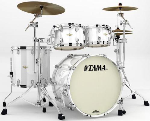 Tama MA42TZS-PWH shell kit 4-pcs. sc maple tama piano white 2216, 1007, 1208, 1616, c-hw