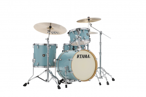Tama CL48-LEG drum set 4-pcs.superstar maple light emerald blue green,+sm5w 1208,1414,1814,1405, c-hw