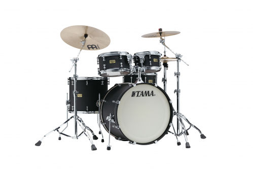 Tama LKP42HTS-FBK drum shell kit 4-pcs tama flat black,22x16″ 10x6.5,12x07,16x14, s.l.p