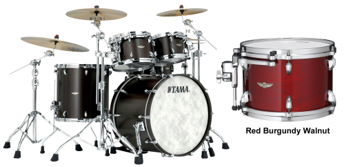 Tama TW42RZS-RBW shell kit 4-pcs. star walnut red burgundy walnut 2216, 1007, 1208, 1616, c-hw Tama TW42RZS-RBW shell kit 4-pcs. star walnut red burgundy walnut 2216, 1007, 1208, 1616, c-hw