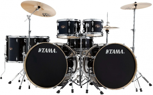 Tama IE72ZH8W-HBK drum set 7-pcs. imperialstar hairline black,+hcsb, 2x2216, 1615,1413,1208,1007,1465, c-hw