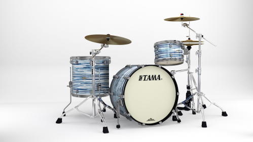 Tama MR32CZUS-BWO shell kit 3-pcs. sc maple tama blue and white oyster 2214, 1208, 1616, u-hw Tama MR32CZUS-BWO shell kit 3-pcs. sc maple tama blue and white oyster 2214, 1208, 1616, u-hw