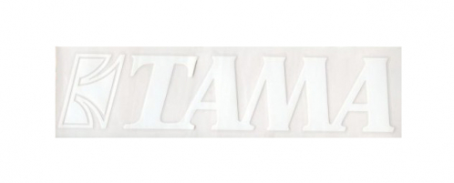 Tama TLS100WH logo sticker white tama 50mm x 230mm