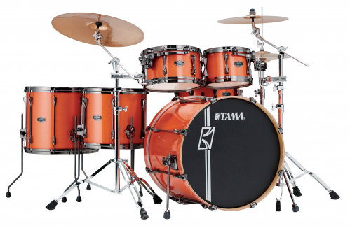 Tama MK52HLZBN-BOS drum set 5-pcs.superst. c.hyp. bright orange sparkle,+hb5w 2218,1065,1207,1412,1614,bn-hw