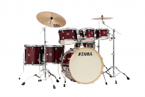 Tama CL72R-PGGP drum set 7-pcs.super.cl.maple gloss garnet lacebark pine c-hw, +sm5w tama