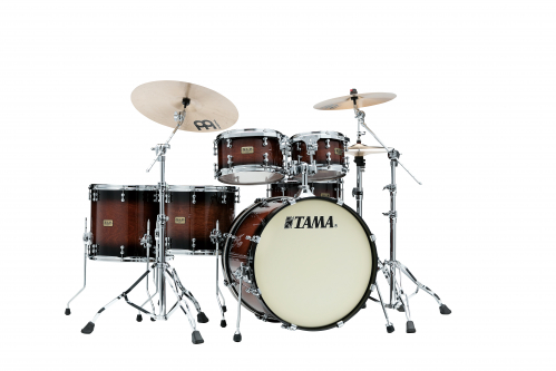 Tama LKP52HTS-GKP drum shell kit 5-pcs tama gloss black kapur burst,22x16″ 10x6.5,12x07,14x12,16x14,s.l.p