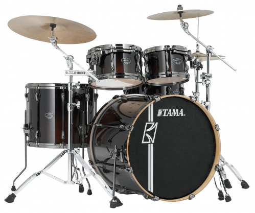 Tama ML42HLZBNSDMF shell kit 4-pcs.su.star c.hyp. dark mocha fade 2218, 1065, 1207, 1614, bn-hw