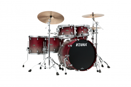 Tama WBS52RZS-SGF shell kit 5-pcs. sc waln.bir. satin burgundy fade tama c-hw,2216,1614,1412,1208,1007