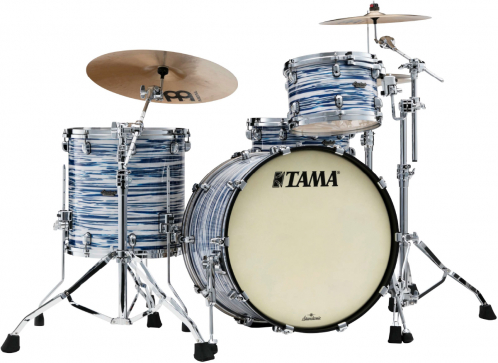 Tama MR32CZS-BWO shell kit 3-pcs. sc maple tama blue and white oyster 2214, 1208, 1616, ch-hw