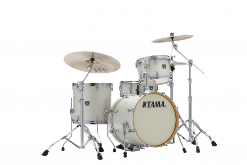 Tama CK48-VWS drum set 4-pcs.superstar maple vintage white sparkle,+sm5w 1208,1414,1814,1455, c-hw