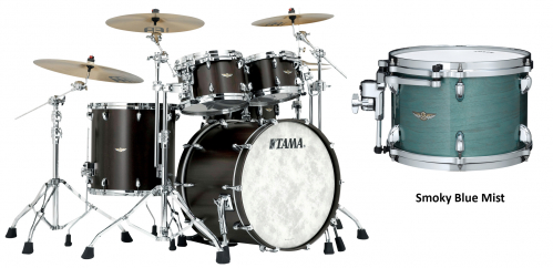 Tama TW42RZS-SBU shell kit 4-pcs. star walnut smoky blue mist 2216, 1007, 1208, 1616, c-hw Tama TW42RZS-SBU shell kit 4-pcs. star walnut smoky blue mist 2216, 1007, 1208, 1616, c-hw