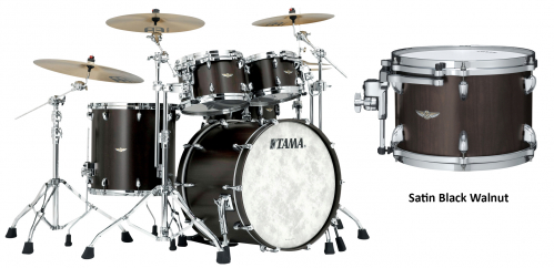 Tama TW42RZS-WSBN shell kit 4-pcs. star walnut satin black walnut 2216, 1007, 1208, 1616, c-hw