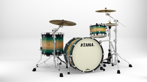 Tama ME32CZS-LEWB shell kit 3-pcs. sc map.exotic emerald pacific walnut burst 2214, 1616, 1208, c-hw