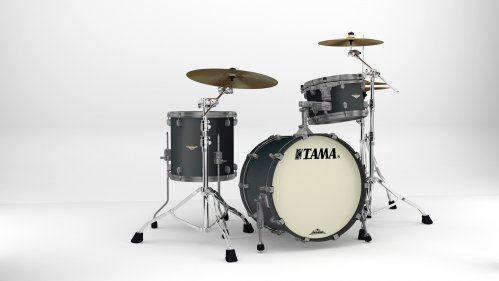 Tama MA30CMUS-FBK shell kit 3-pcs. sc maple tama flat black 2014, 1208, 1414, sb-hw