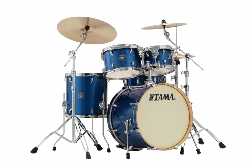 Tama CK50R-ISP drum set 5-pcs.superstar maple indigo sparkle, +sm5w 1007,1208,1414,2016,1455, c-hw