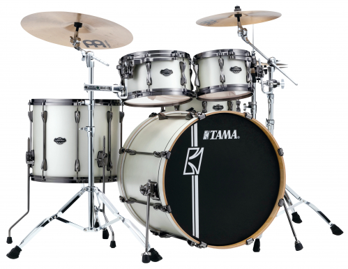 Tama ML42HLZBN-SAP drum set 4-pcs.superst. c.hyp. satin arctic pearl,+hb5w 2218, 1065, 1207, 1614, bn-hw