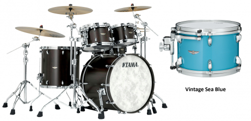 Tama TW42RZS-VSB shell kit 4-pcs. star walnut vintage sea blue 2216, 1007, 1208, 1616, c-hw