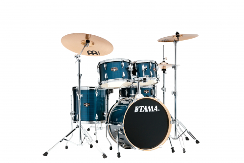 Tama IE58H6W-HLB drum set 5-pcs. imperialstar hairline blue, +hcsb 1814,1413,1208,1007,1405,c-hw