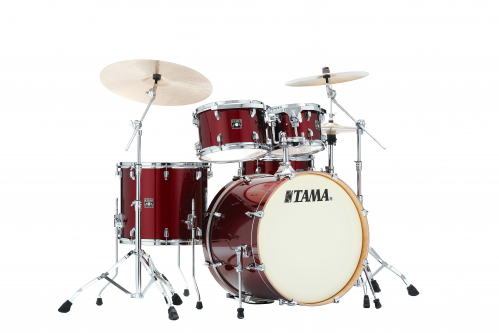 Tama CK52KRS-DRP shell kit5-pcs.superstar maple dark red sparkle 2216,1007,1208,1614,1465, c-hw