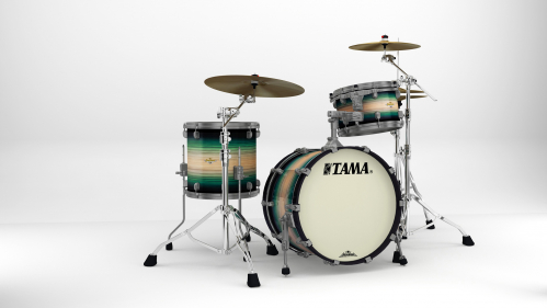 Tama ME30CMUS-LEWB shell kit 3-pcs. sc map.exotic emerald pacific walnut burst 2014, 1208, 1414, sb-hw