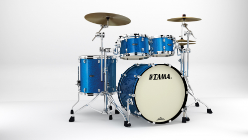 Tama MR42TZS-VBL shell kit 4-pcs. sc maple tama vintage blue sparkle 2214, 1208, 1616, 1007, ch-hw