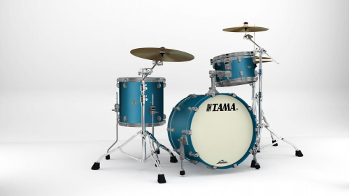 Tama MA30CMUS-FLM shell kit 3-pcs. sc maple tama flat steel blue metallic 2014, 1208, 1414, u-hw