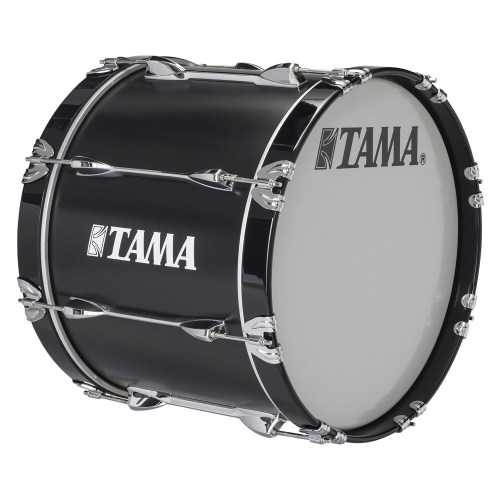 Tama R2014BL-SBK marching bass drum20″x14″ tama satin black c-hw