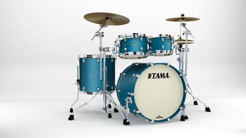 Tama MA42TZS-FLM shell kit 4-pcs. sc maple tama flat steel blue metallic 2216, 1007, 1208, 1616, c-hw