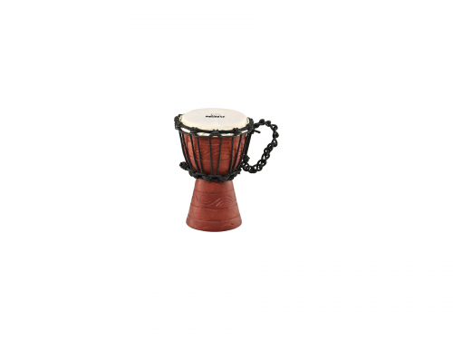 NINO Percussion NINO-ADJ2-XXS djembe african xx-small nino brown carving ″water rhythm″ w/o gig bag
