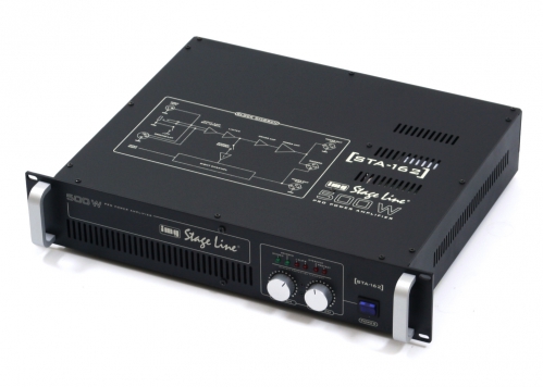 Monacor STA-162 amplifier 2 x W RMS/4Ohm