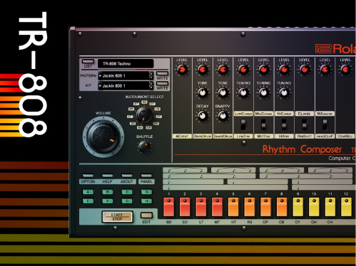 Roland Cloud TR-808 Rhythm Composer Software Synthesizer