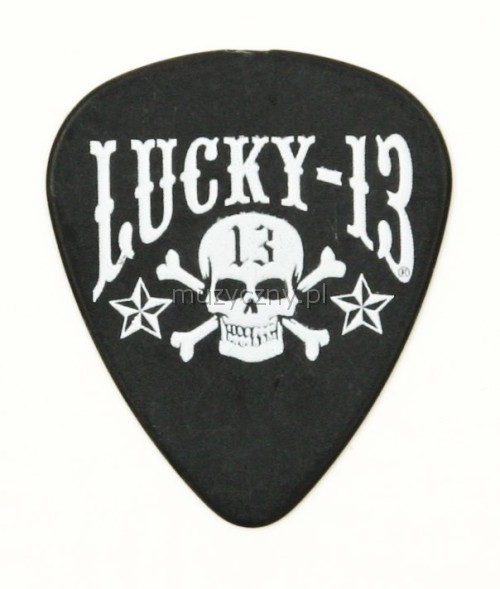 Dunlop Lucky 13  0.73 Guitar Pick (Skull & Stras)