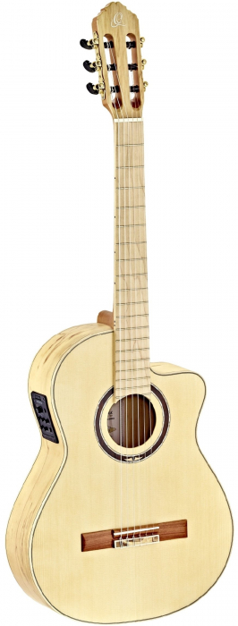 Ortega TZSM/2 nylon 6-str. guitar ortega thomas zwijsen sign. model all solid sp.maple, soft case