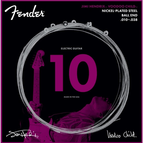 Fender Hendrix Voodoo Child Ball End NPS electric guitar strings 10-38