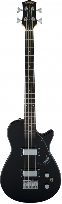 Gretsch G2220 Electromatic Junior Jet Bass II Short-Scale, Black Walnut Fingerboard, 30.3″ Scale Black bass guitar